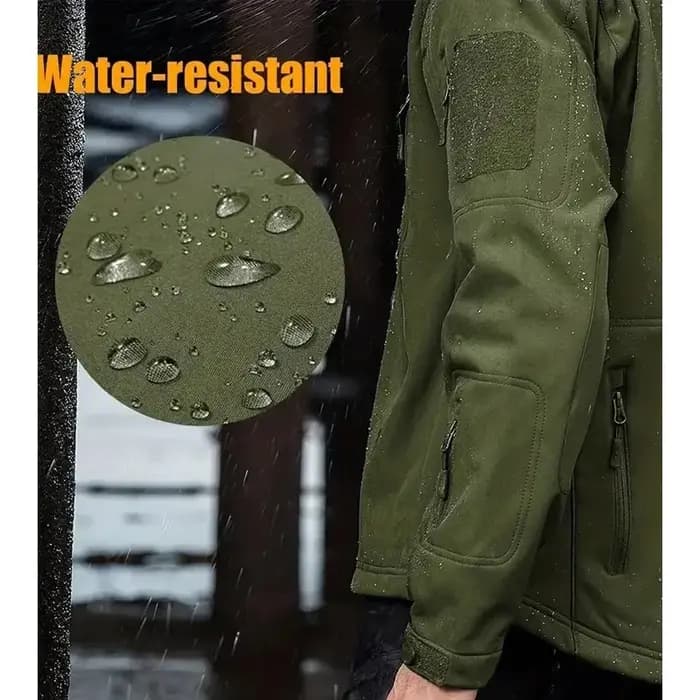 Veste militaire décontractée à capuche pour hommes