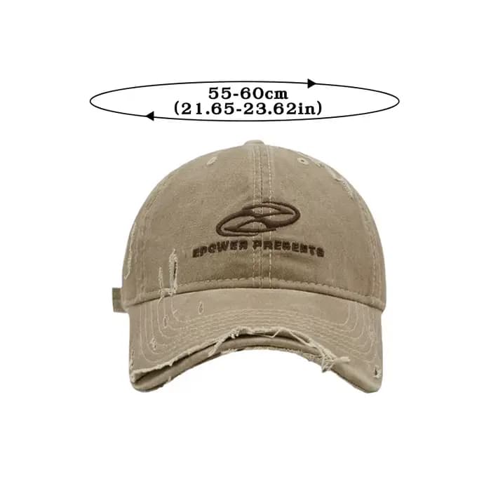 Casquette de baseball brodée de lettres rétro pour femmes