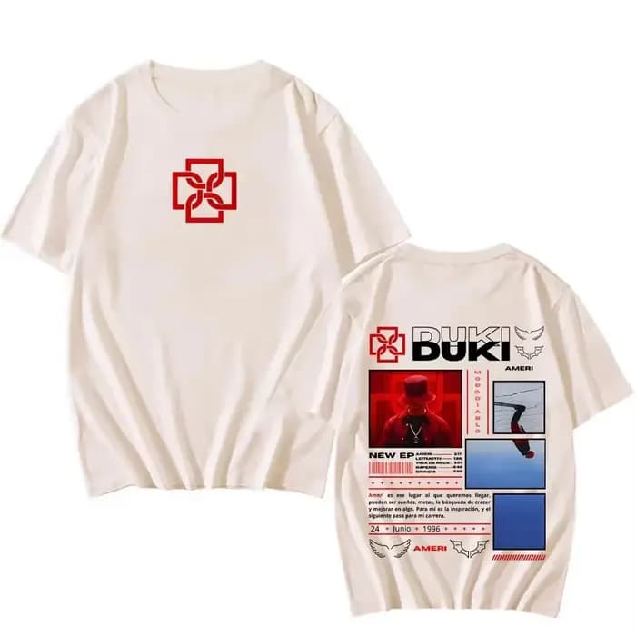 Duki Ameri nouveau EP T-Shirts unisexe hommes/femmes vêtements classiques Hip Hop hauts Vintage mode Streetwear