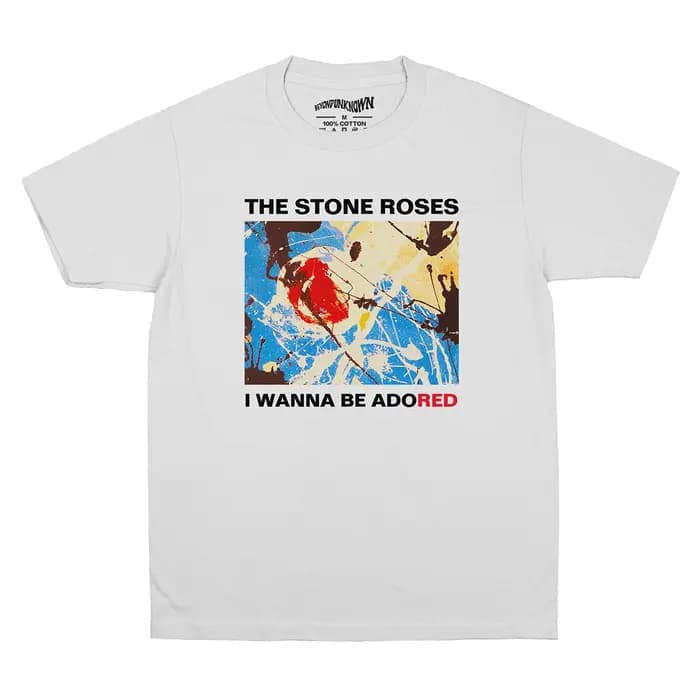 Les Roses de pierre T-Shirt je veux être adoré Rock Brit-Pop pulpe haut groupe vêtements pour hommes