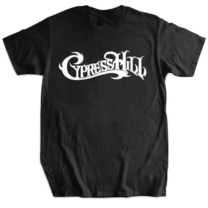 T-shirt hommes col rond hauts Cypress Hill noir nouveaux
