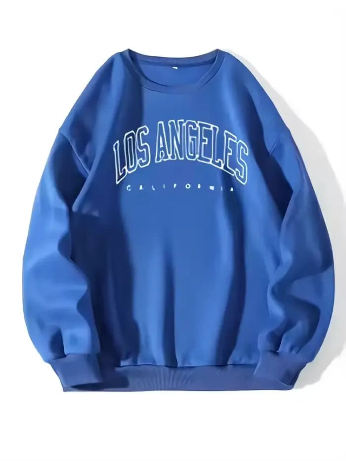 Sweat à capuche imprimé Los Angeles