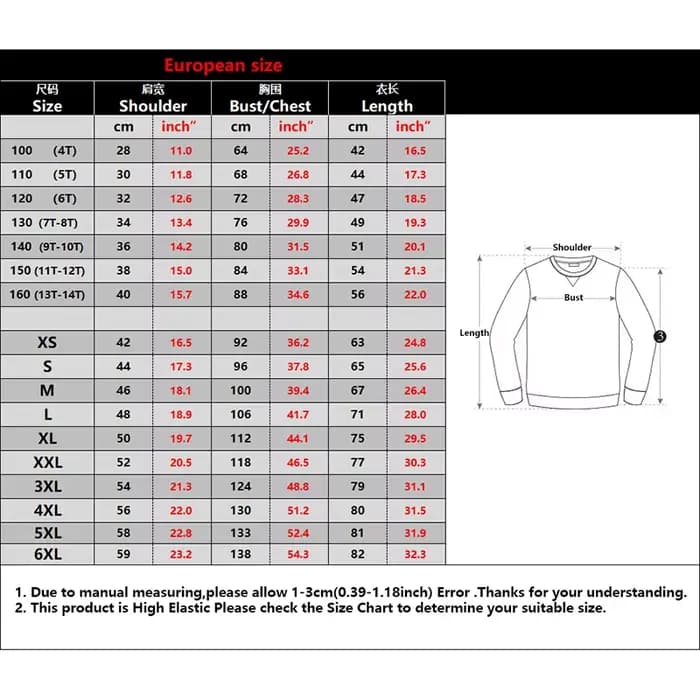 Streetwear imprimé 3D à manches longues pour hommes