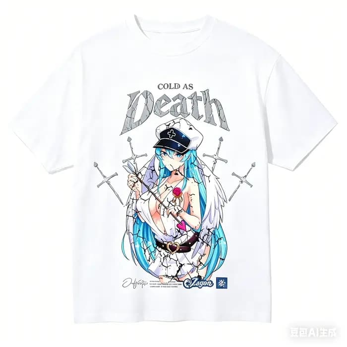 T-shirt en coton A kame ga Kill, vêtements originaux, nouveau modèle, chemise Anime, vêtements toute