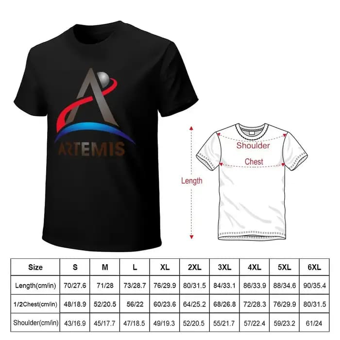 T-shirt motif anime Artemis pour homme, vêtement sublime à la mode, programme