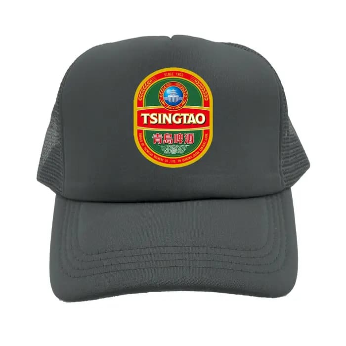Tsingtao bière camionneur casquette hommes drôle casquettes de Baseball Cool été unisexe maille filet chapeau