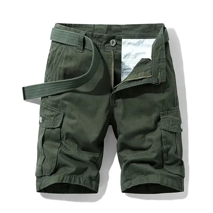 Short Cargo militaire Baggy multi-poches pour hommes, en coton kaki, tactique, pantalon court 30-38,