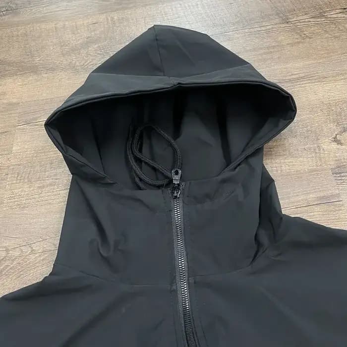 Yao mode KANYE WEST surdimensionné décontracté Streetwear couleur unie Vintage manteau à capuche Protection solaire vêtements veste ample pour hommes