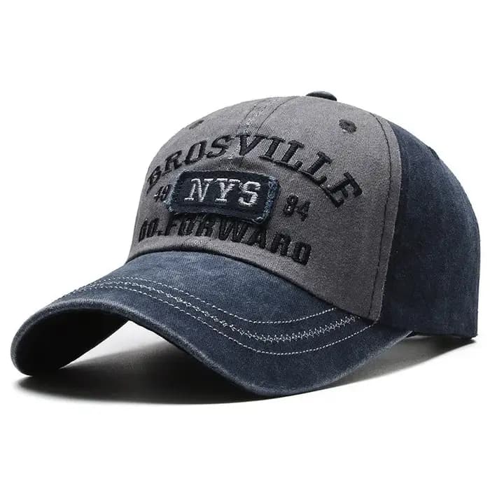 Casquette de baseball brodée décontractée Four Seasons pour hommes, chapeau melon à bord incurvé, ch