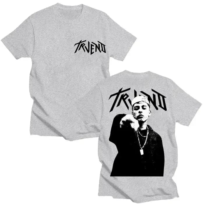 Rappeur Trueno Album Tour 2025 graphique t-shirt hommes mode Hip Hop rétro à manches courtes coton surdimensionné T-shirts homme Streetwear