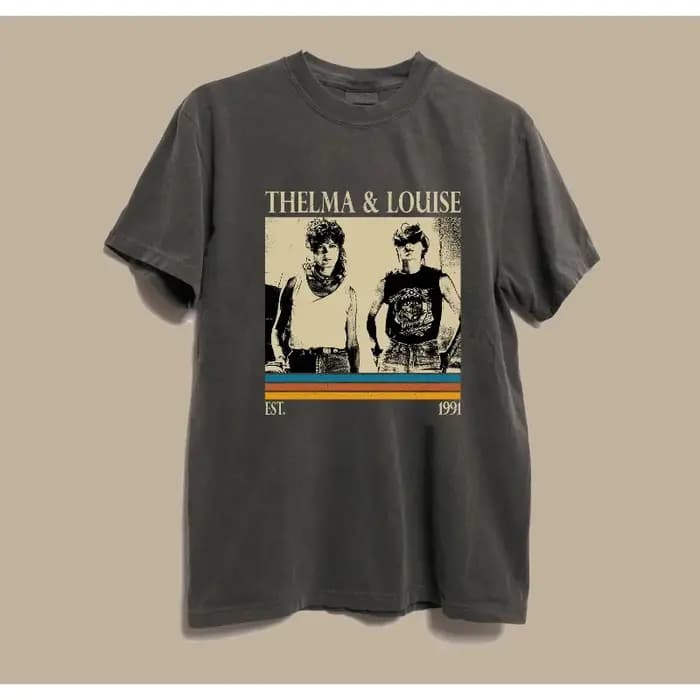 Thelma & Louise film imprimé T-shirt femme mode tendance haut printemps/été pur coton unisexe