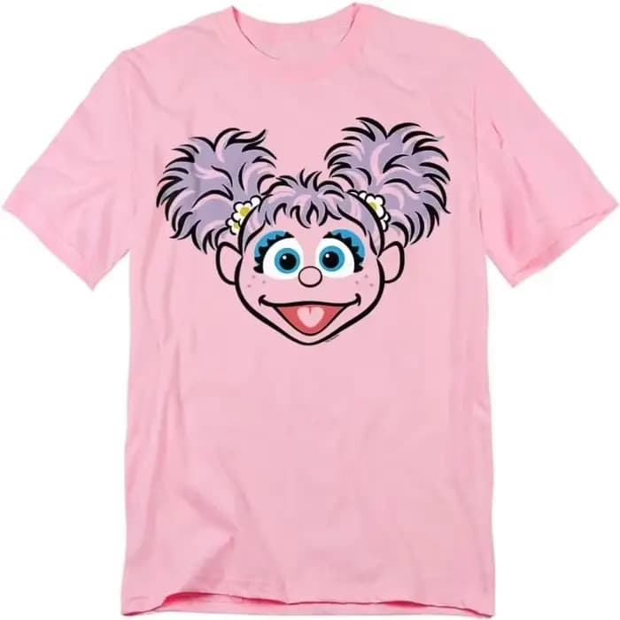 T-shirt décontracté et à la mode pour hommes et femmes, Sesame Street, pour femmes, printemps et été