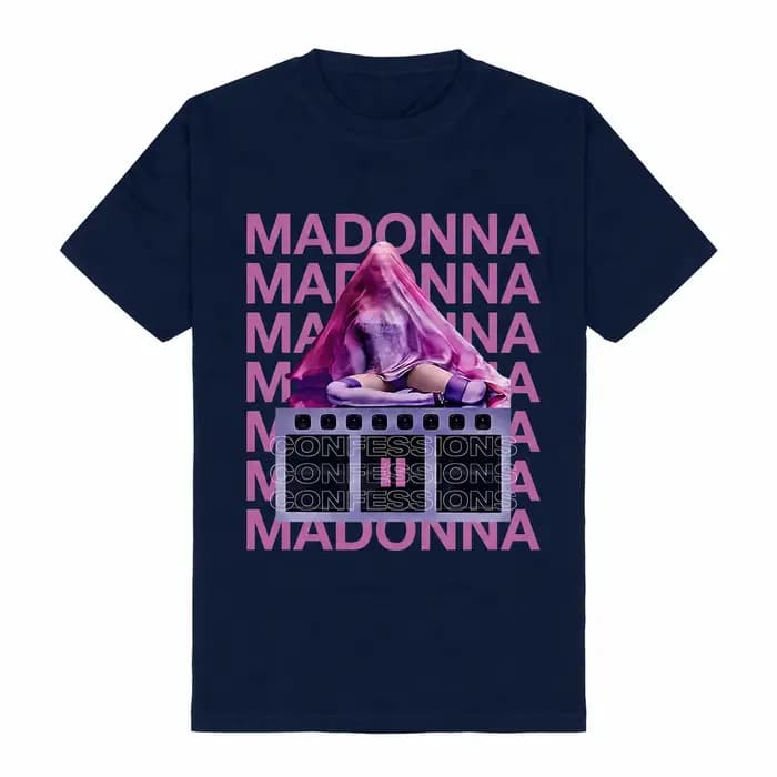 T-shirts pour femmes Streetwear Madonnaa CONFESSIONS II, imprimé graphique, vêtements pour hommes, m