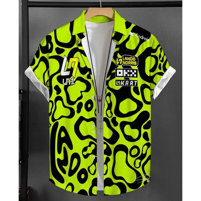 T-shirt pour Hommes Lando Norris 1 Driver Fans, Manches Courtes, Été, Nouvelle Mode 2026, Vêtements de Sport pour Hommes, T-shirts et Hauts