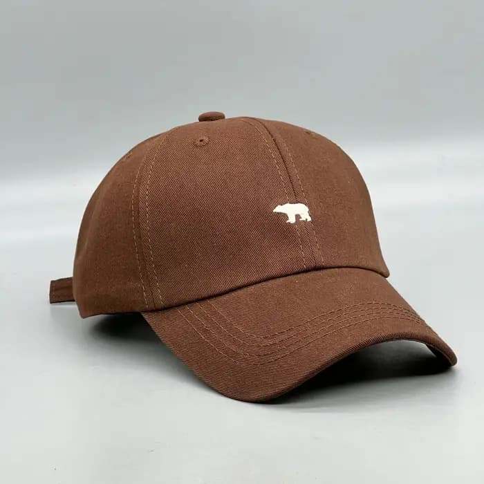 Chapeau de soleil brodé ours polaire