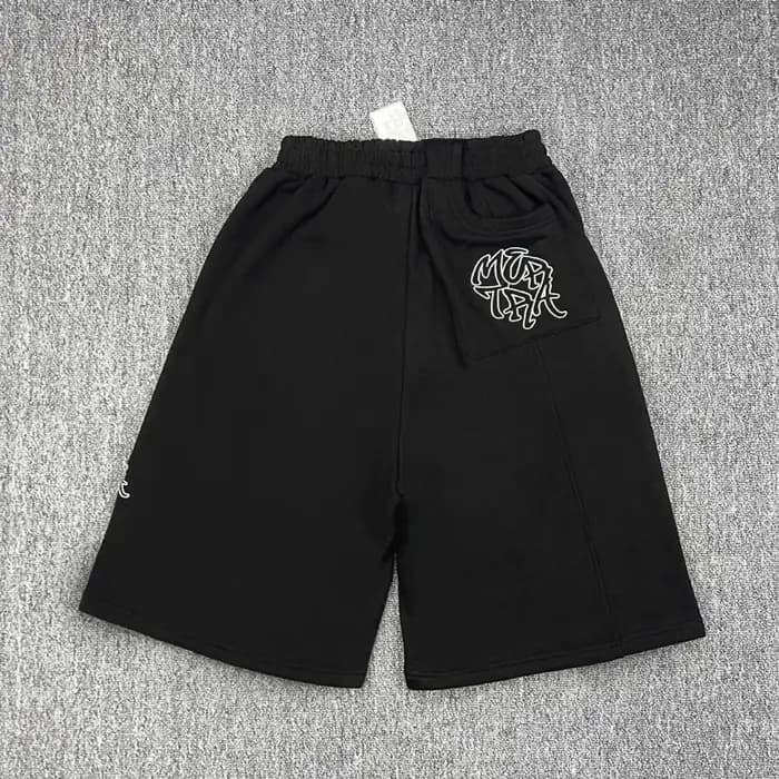 Shorts brodés Mertra, style streetwear Harajuku