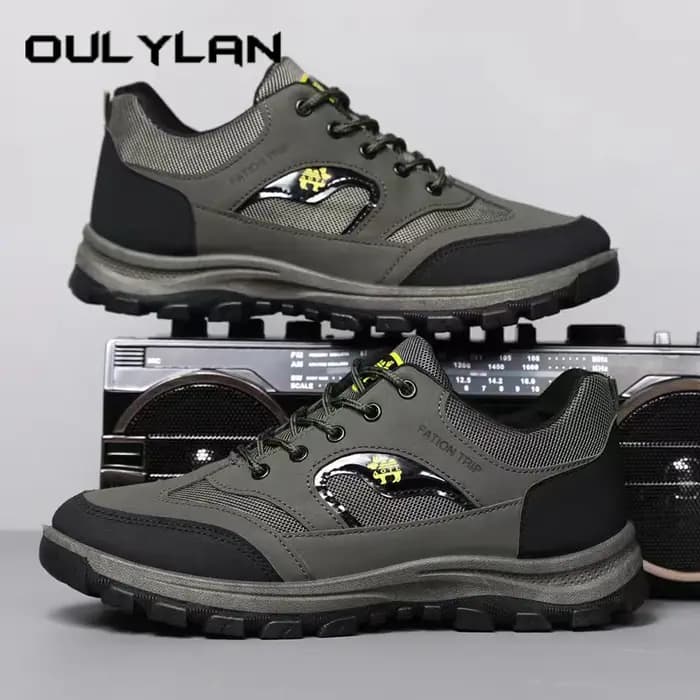 Oulylan décontracté semelle épaisse antidérapant Sneaker à la mode grande taille chaussures d'escalade en plein air