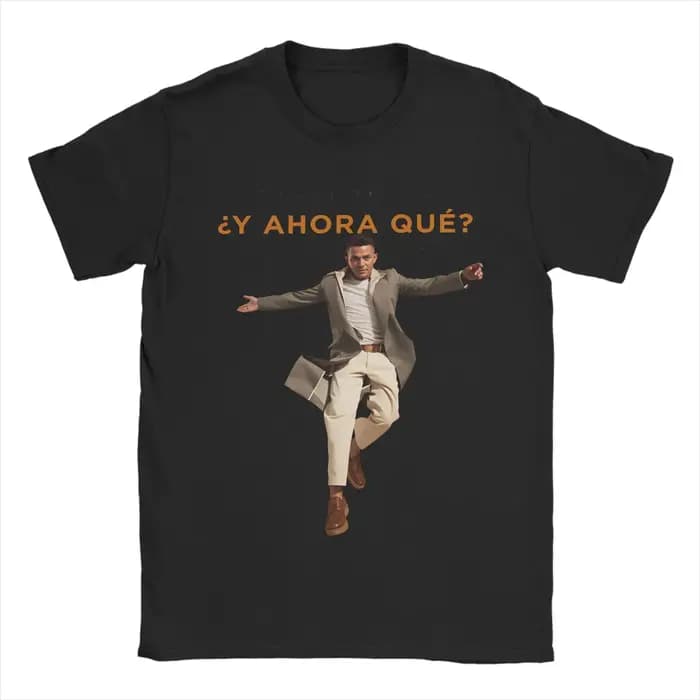 T-shirt de la tournée 2026 du chanteur espagnol Alejandro Sanz pour hommes et femmes, en pur coton,