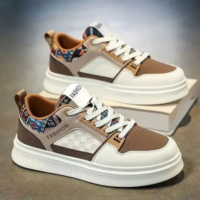Baskets ethniques streetwear pour hommes Printemps 2026 – Respirantes