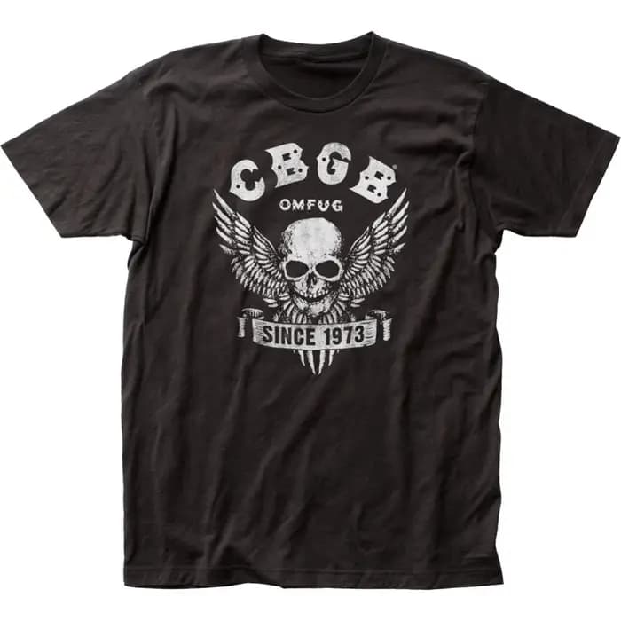 CBGB 1973 Present T-shirt pour homme, T-shirt imprimé avec motif de groupe de rock classique, adapté