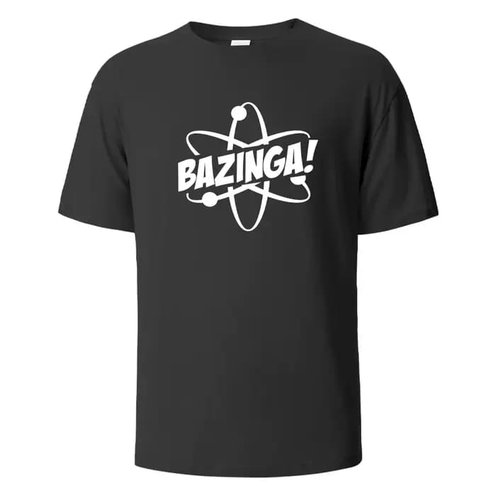 T-shirt imprimé Bazinga pour hommes et femmes