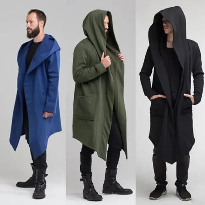 Veste cardigan surdimensionnée à capuche – Manteau chaud de printemps unisexe