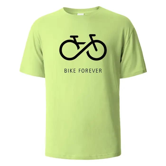 Bike Forever drôle Streetwear basique T-Shirt pour hommes mode décontracté 100% coton vêtements col rond respirant