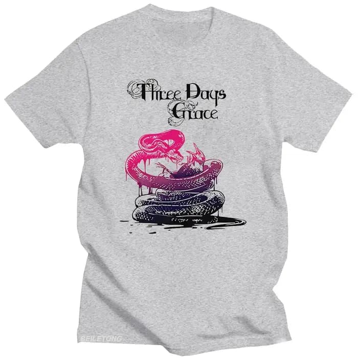 T-shirt imprimé graphique Three DenciGrace pour hommes et femmes