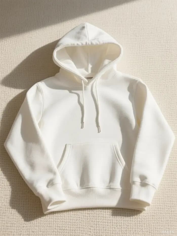 Sweat-shirt à capuche en coton
