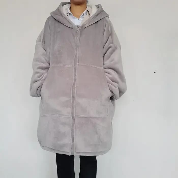 Sweat-shirt à capuche surdimensionné
