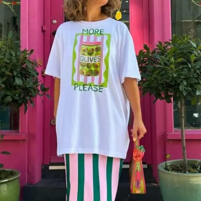T-Shirt imprimé Vintage pour femmes