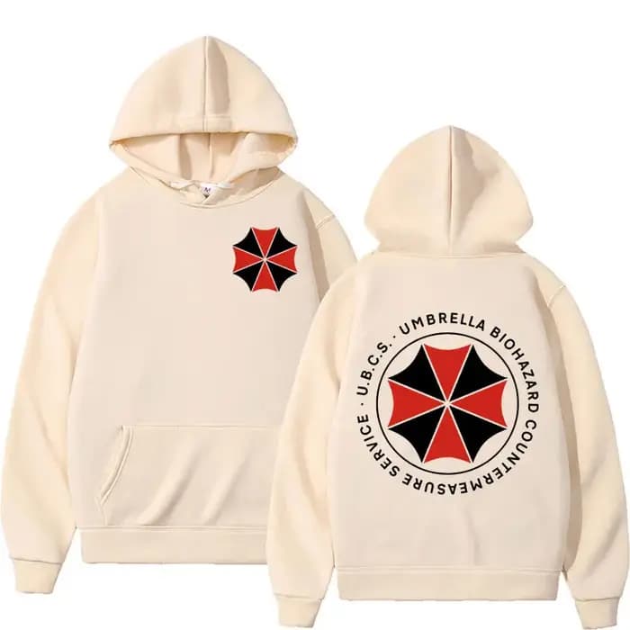 Parapluie Corporatio Logo graphique à capuche Hit Resident Evil pulls sweat vêtements pour hommes mode Vintage Cool