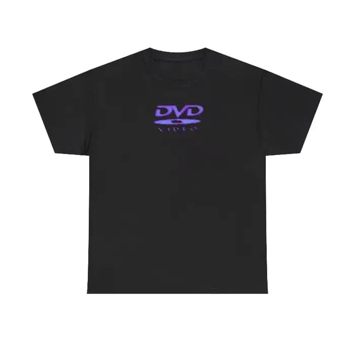 Nouveau T-shirt DVD 2026 – Imprimés lettres DVD et vidéo rétro pour homme