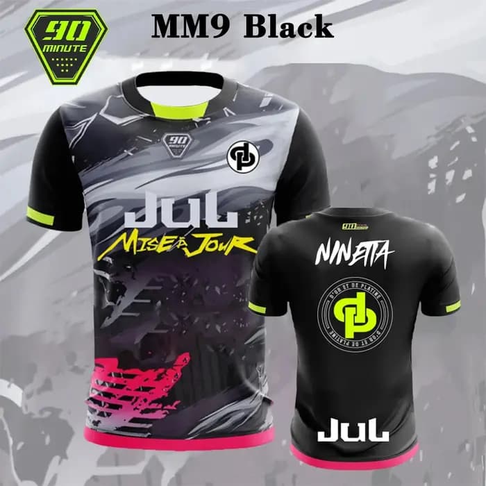 Jersey 90 Minute Mm9 vêtements de rue pour hommes imprimé en 3d T-shirt respirant à séchage rapide h