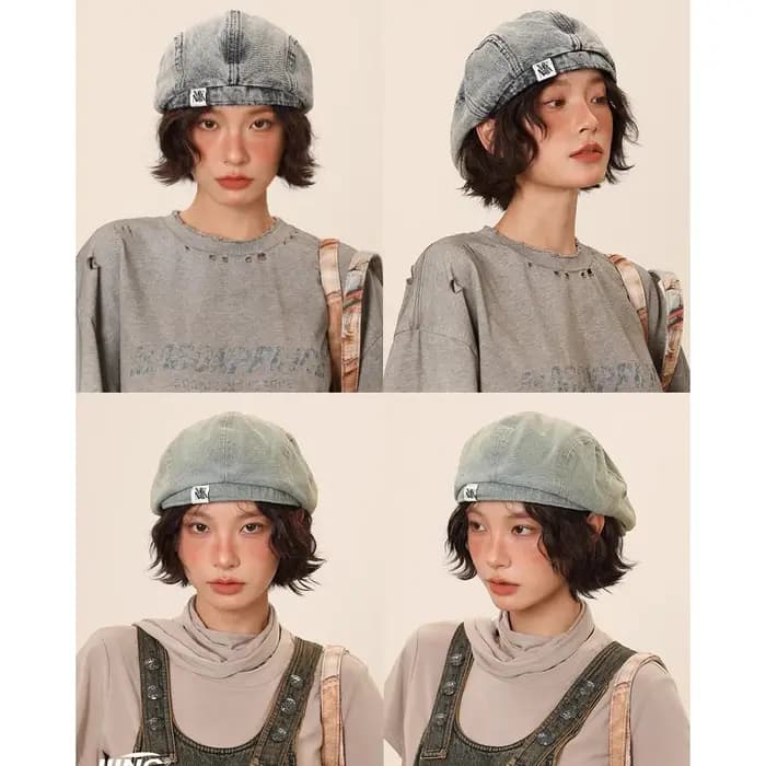 Casquette à visière rétro pour hommes