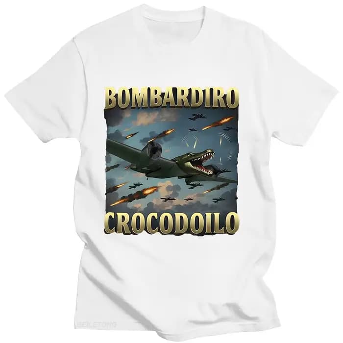 Bombardiro Crocodile drôle cerveau confort t-shirts bizarre Meme