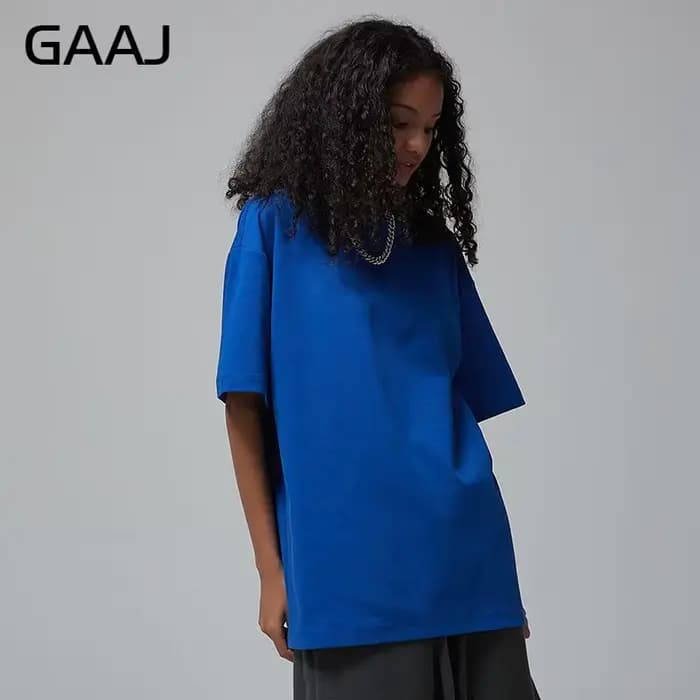 Respzed-T-shirt monochrome à manches courtes pour femmes