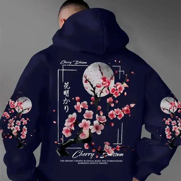 Sweat-shirt unisexe imprimé style rétro