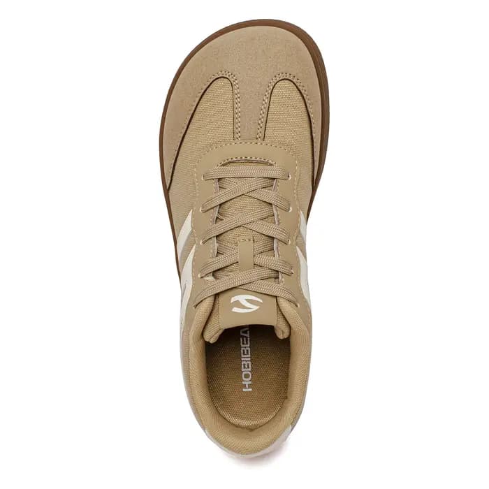 HOBIBEAR chaussures à bout large hommes femmes tissu minimaliste Sneaker à lacets
