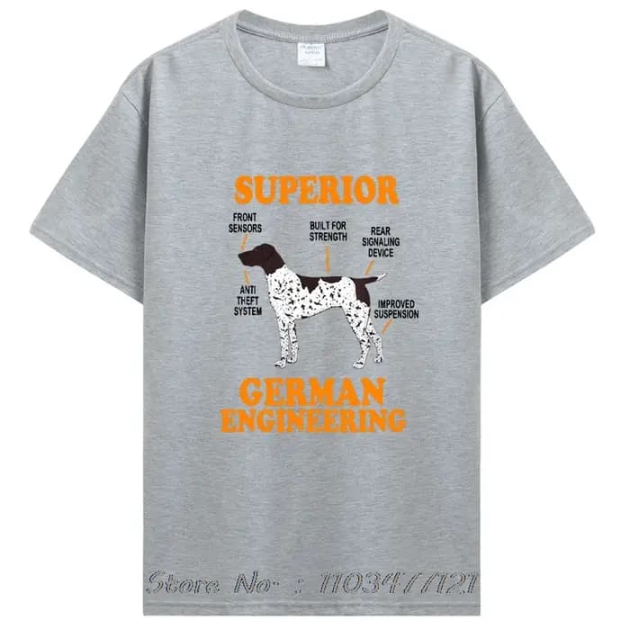 Allemand Shorthair pointeur drôle chien t-shirts été graphique coton Streetwear à manches courtes cadeaux d'anniversaire T-shirt hommes vêtements