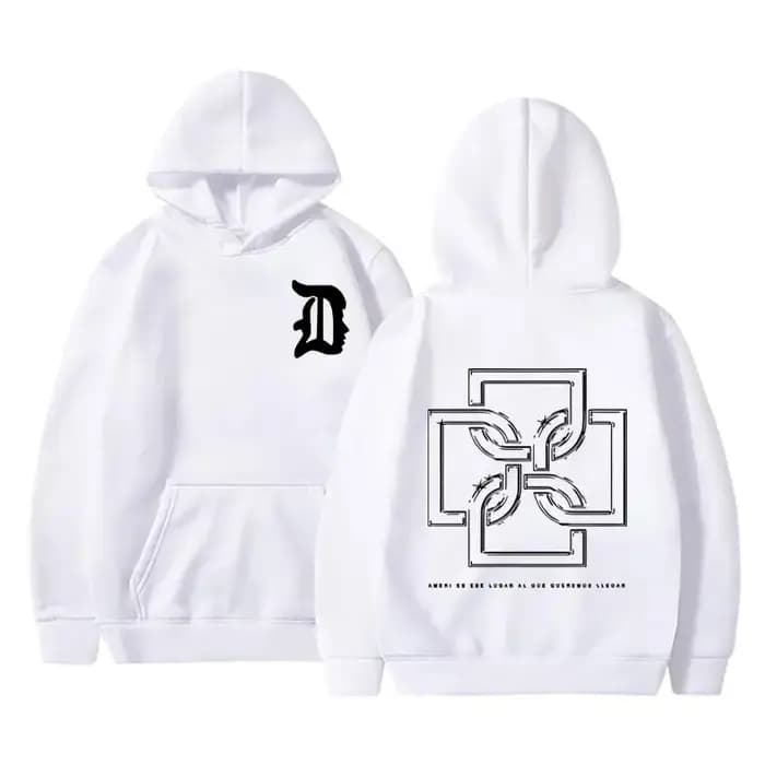 Rappeur Duki Merch sweat à capuche unisexe décontracté polaire coton pull mâle tendance