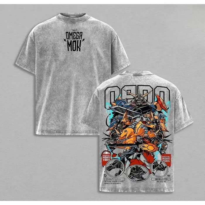 T-shirt graphique Hot Anime Digimon Greymon pour hommes et femmes