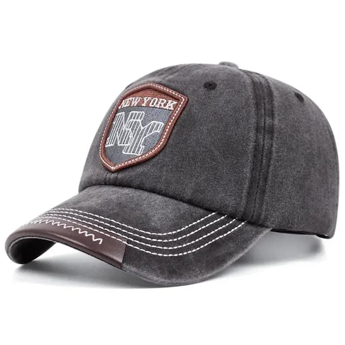 Casquette de baseball vintage brodée NY
