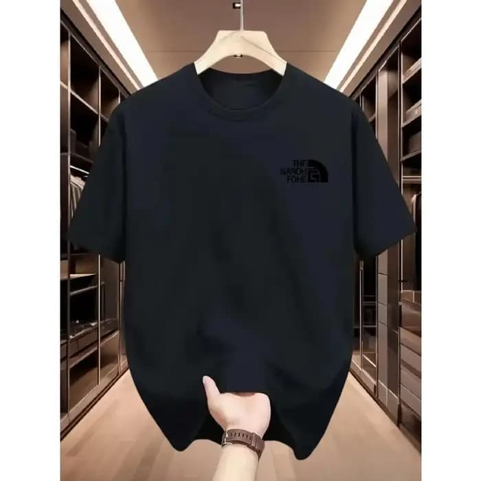 T-shirt à manches courtes et col rond pour hommes