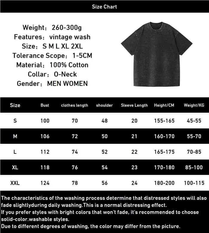 Manga tronçonneuse homme Aki Hayakawa T-shirt Vintage lavé surdimensionné