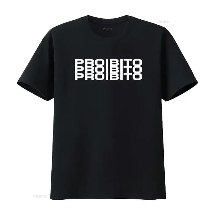 T-shirt Dean Blunt Narcissist ii PROIBITO imprimé pour le streetwear tendance, style vintage délavé,