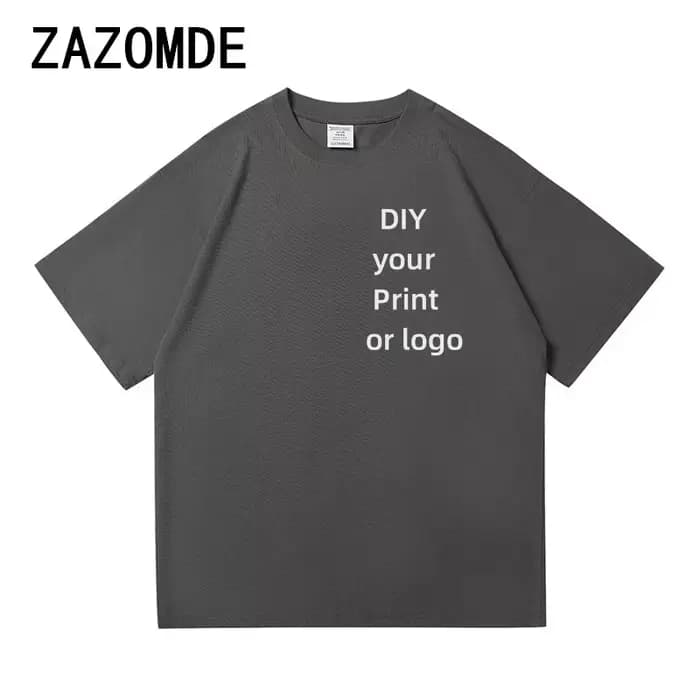 T-shirt personnalisé 100% coton pour hommes et femmes