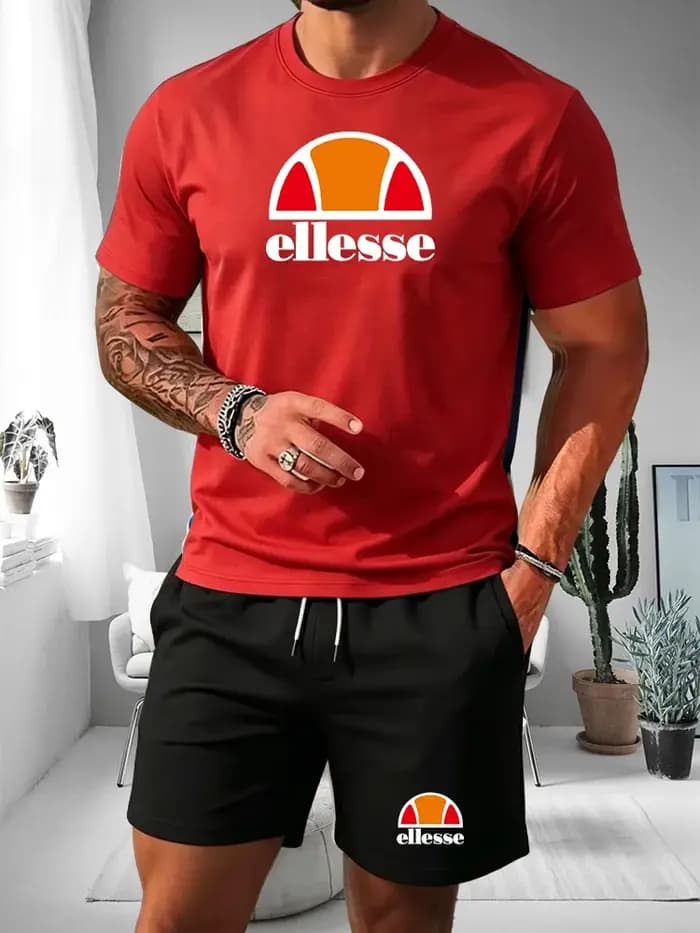 Ensemble de sport décontracté d'été pour homme Ellesse