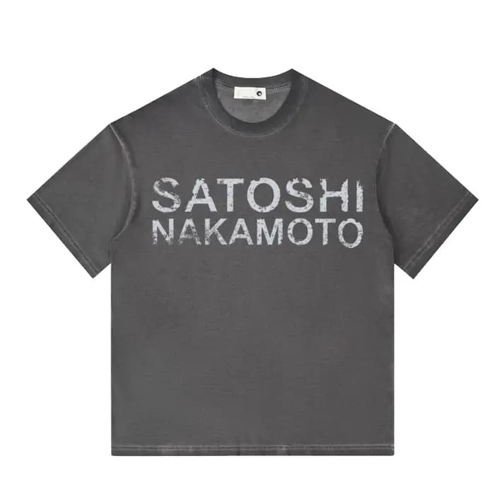 Shorts décontractés unisexe Streetwear avec imprimé lettres Satoshi Nakamoto, coupe ample, en stock