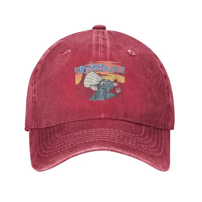 Casquette de baseball unisexe Ratatouille Paris France Chef's Kiss